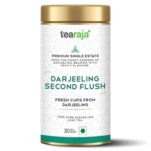 Darjeeling Second Flush Tea 30 Tea Bags - Tearaja