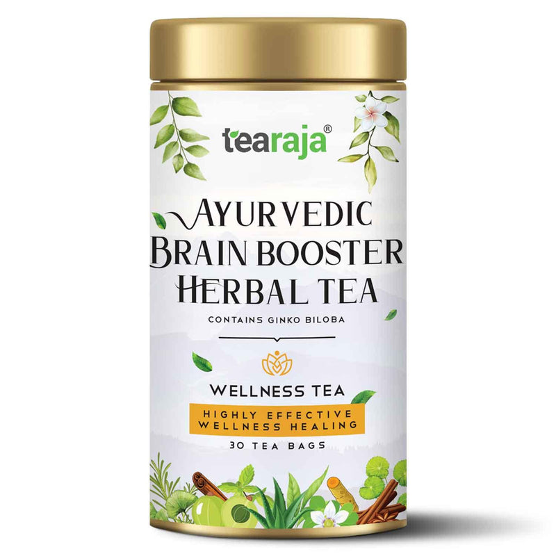 Ayurvedic Brain Booster Herbal Tea 30 Teabags - Tearaja