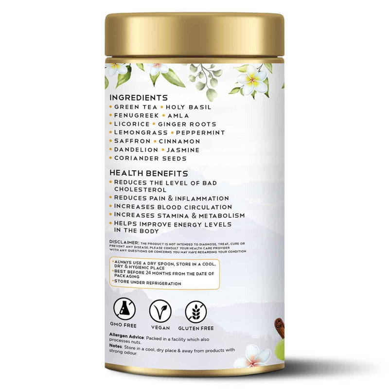 Ayurvedic Cholesterol Control Herbal Tea - Tearaja