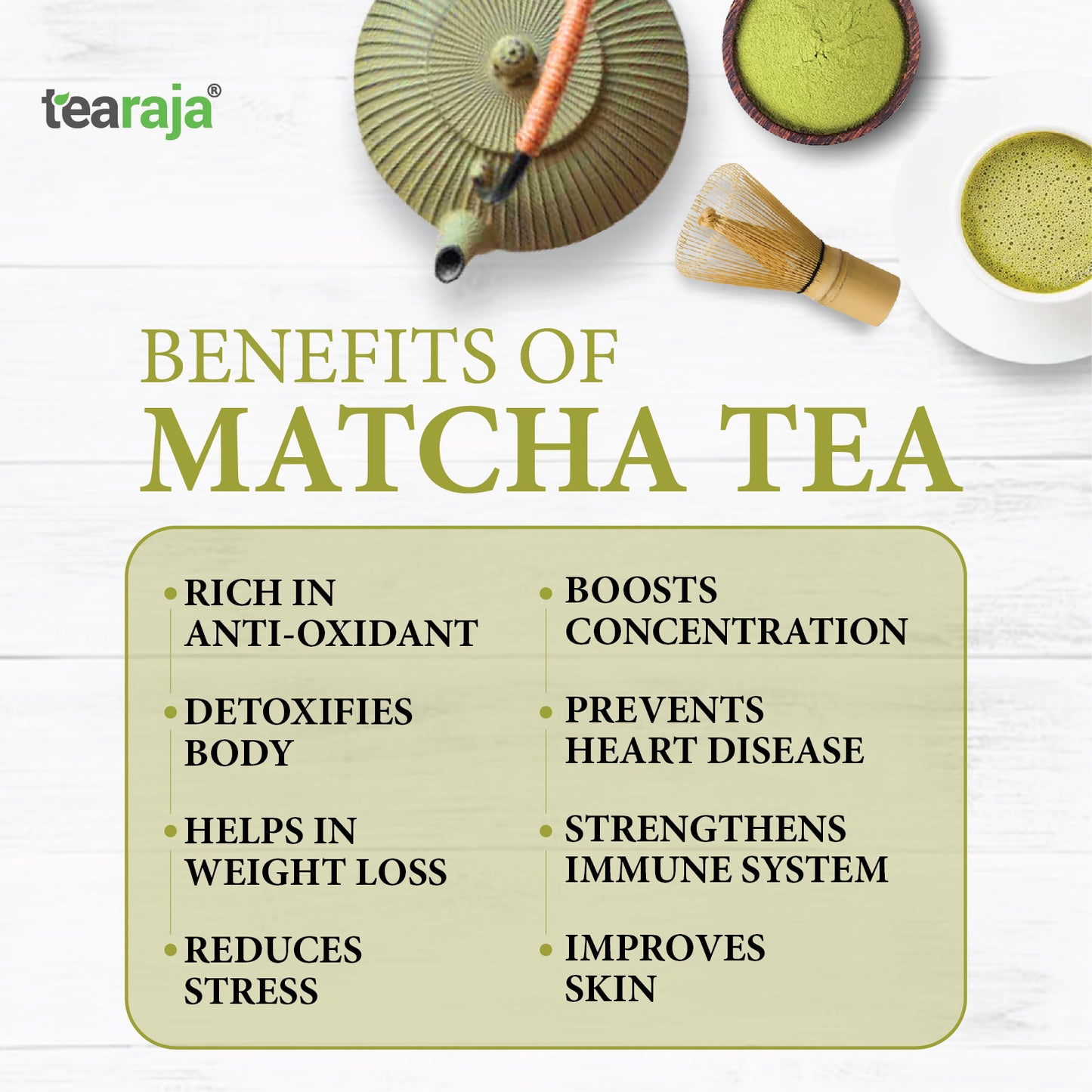 Organic Ashwagandha Matcha Green Tea