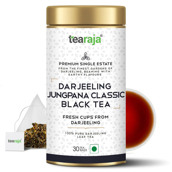 Darjeeling Jungpana Classic Black Tea 30 Tea Bags - Tearaja