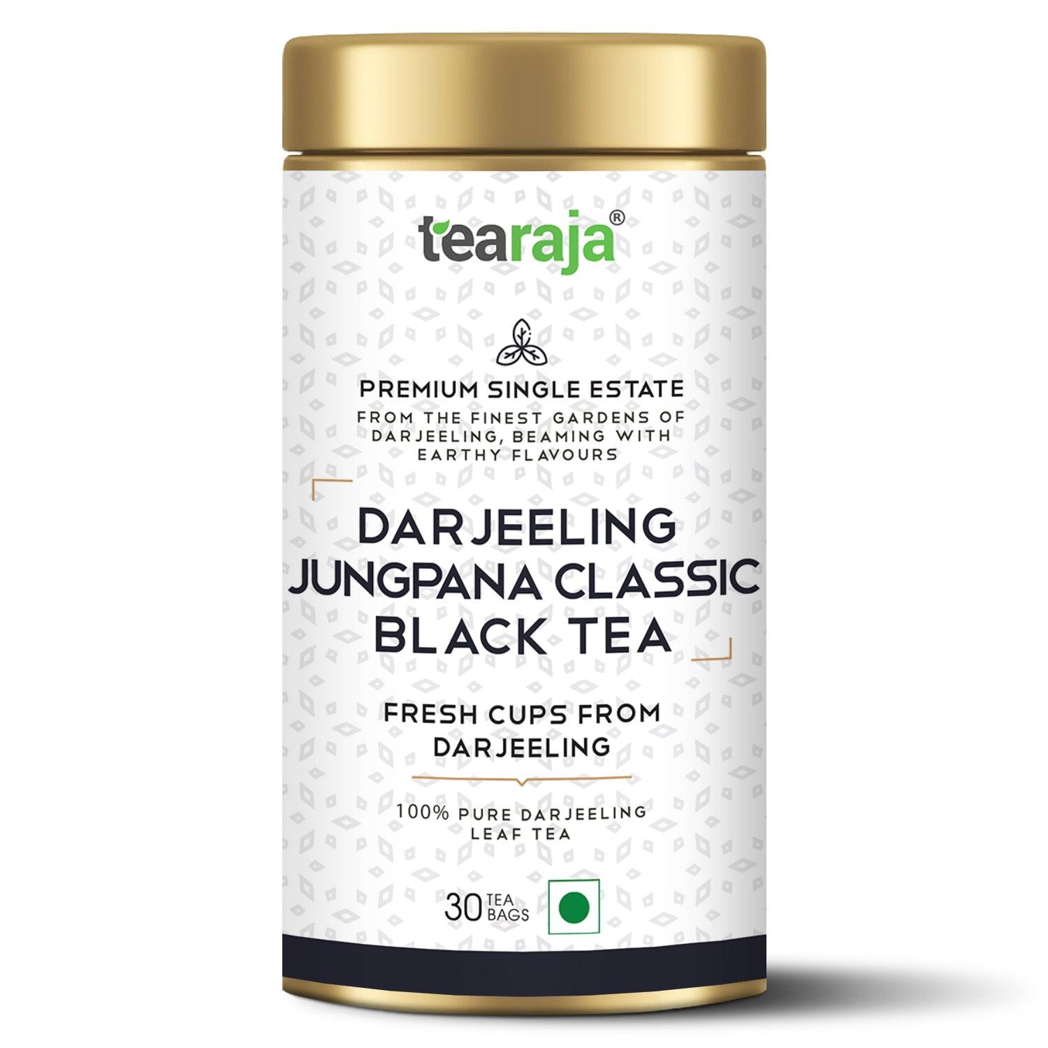 Darjeeling Jungpana Classic Black Tea 30 Tea Bags - Tearaja