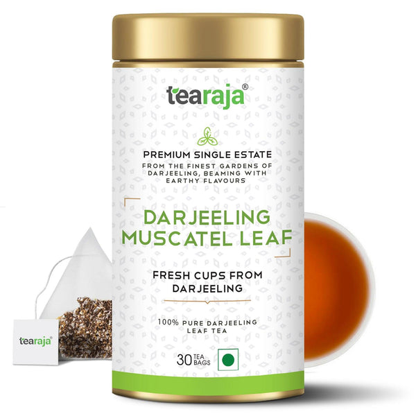 Darjeeling Muscatel Leaf 30 Tea Bags - Tearaja