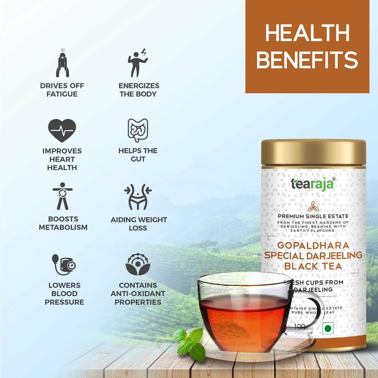 Gopaldhara Special Darjeeling Black Tea 30 Teabags - Tearaja