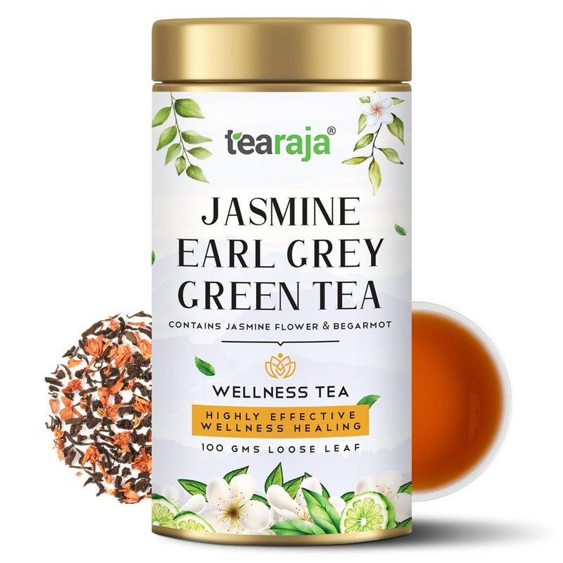 Jasmine Earl Grey Green Tea - Tearaja