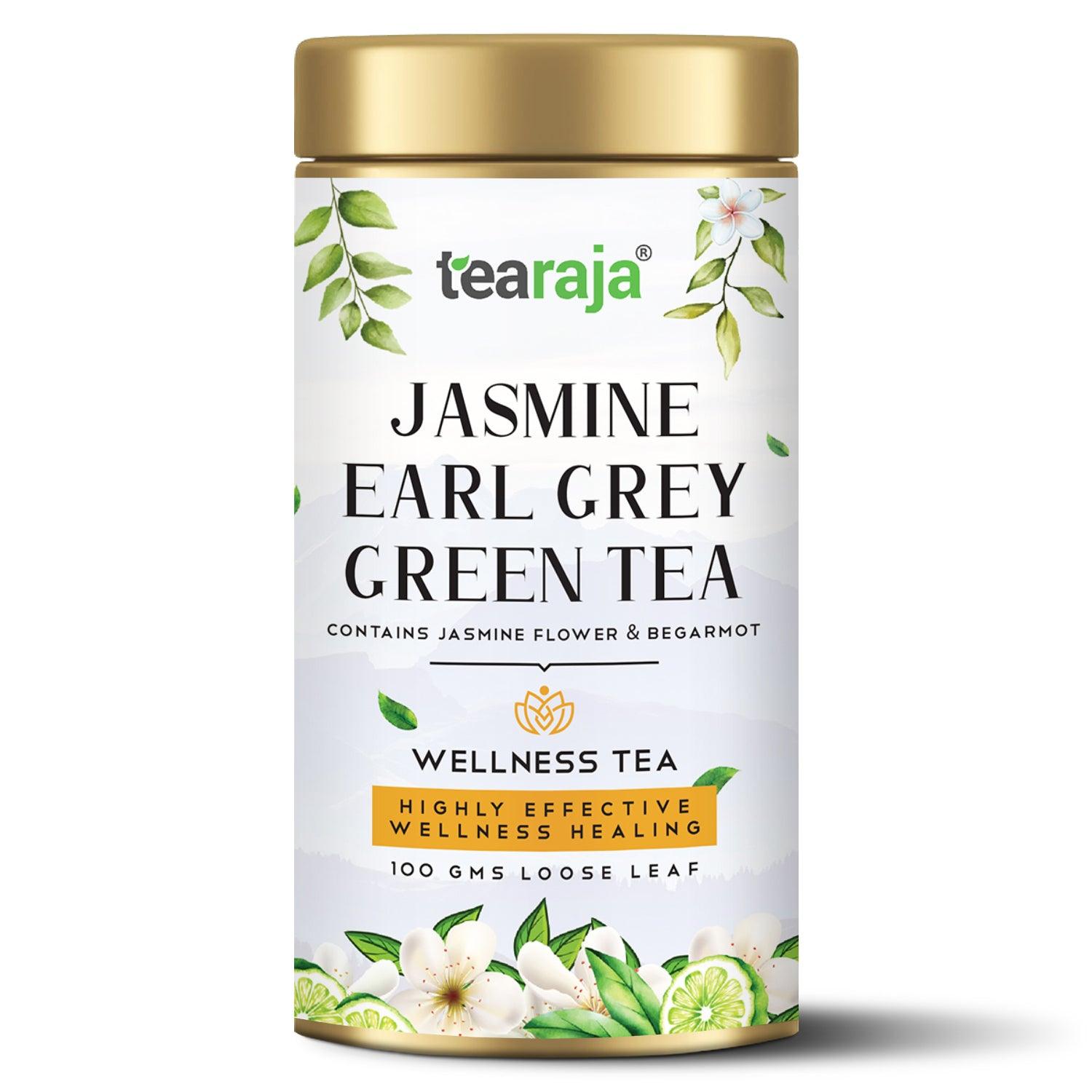 Jasmine Earl Grey Green Tea - Tearaja