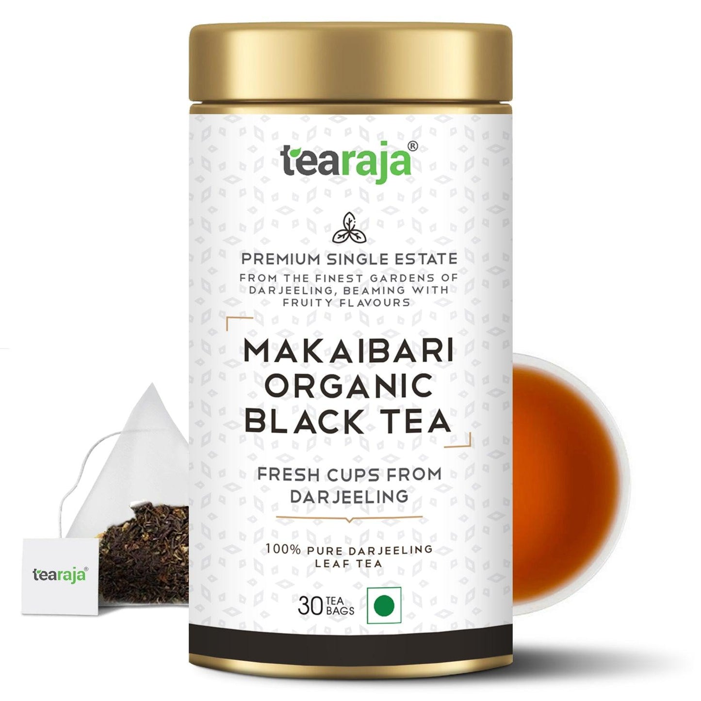 Makaibari Organic Black Tea 30 Teabags - Tearaja