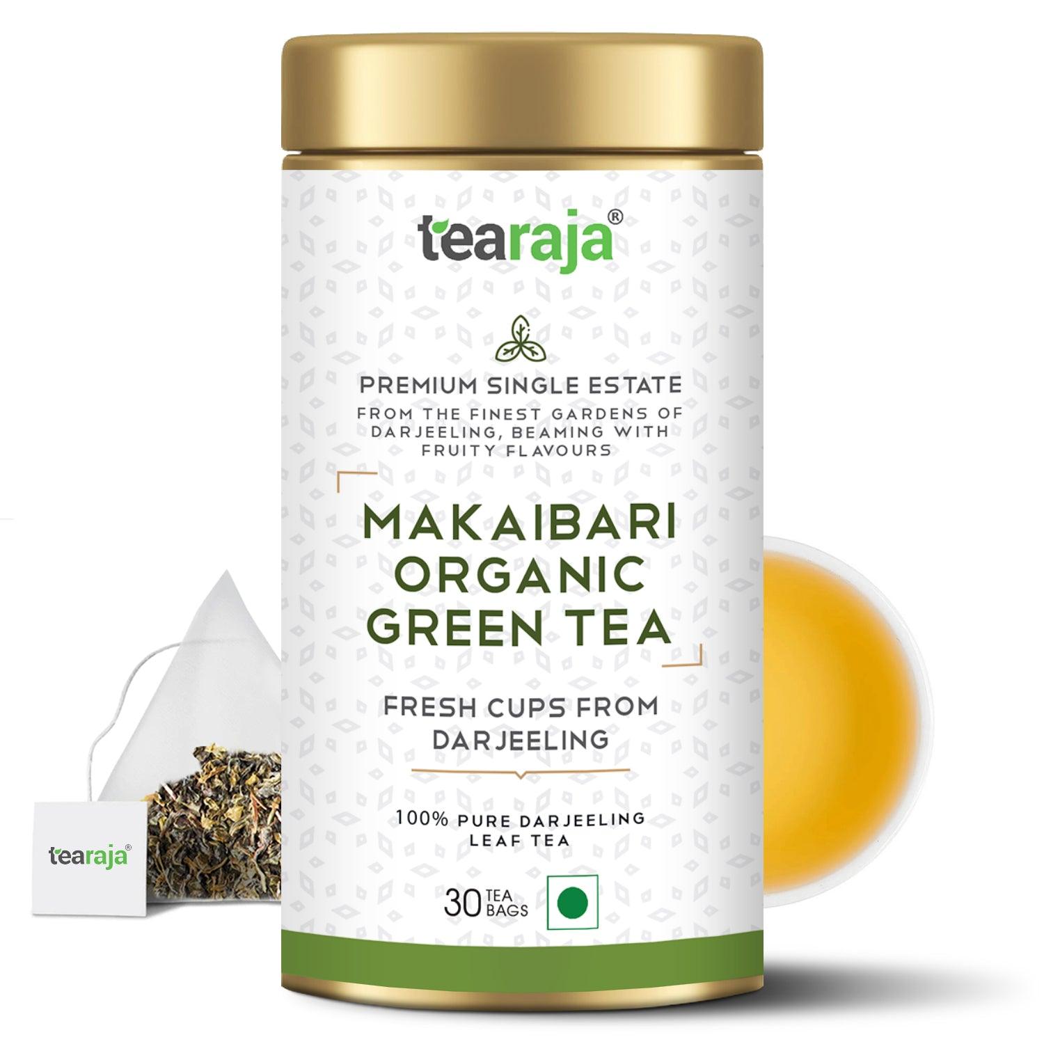 Makaibari Organic Green Tea 30 Teabags - Tearaja