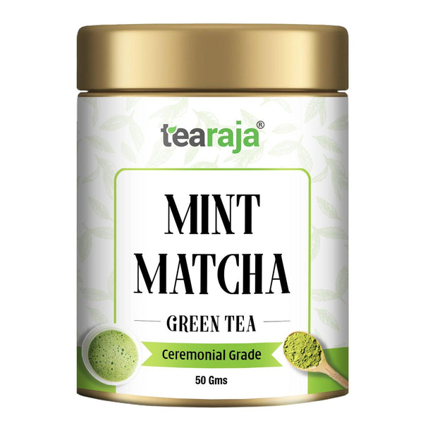 Organic Mint Matcha Green Tea - Tearaja