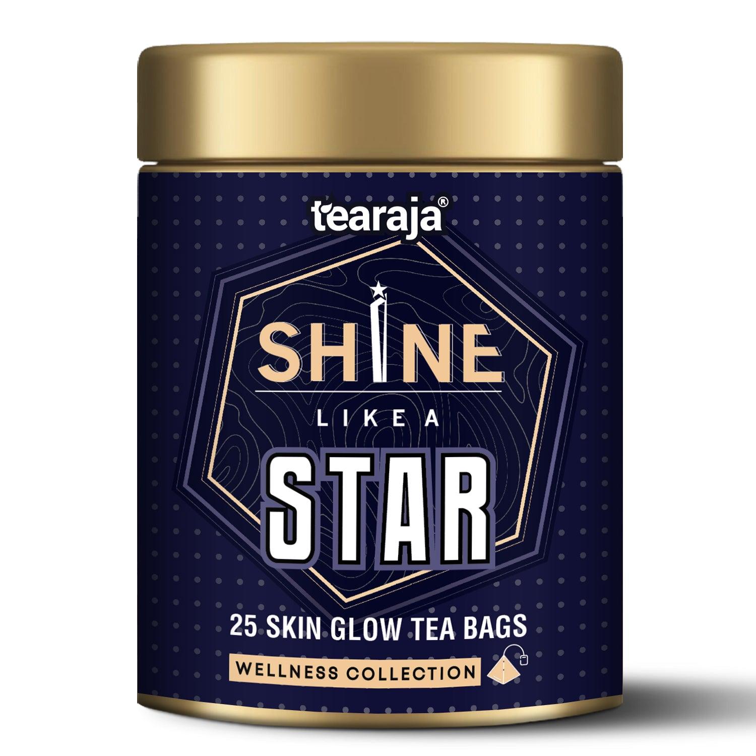 Shine Like A Star Skin Glow Tea 25 Tea Bags - Tearaja