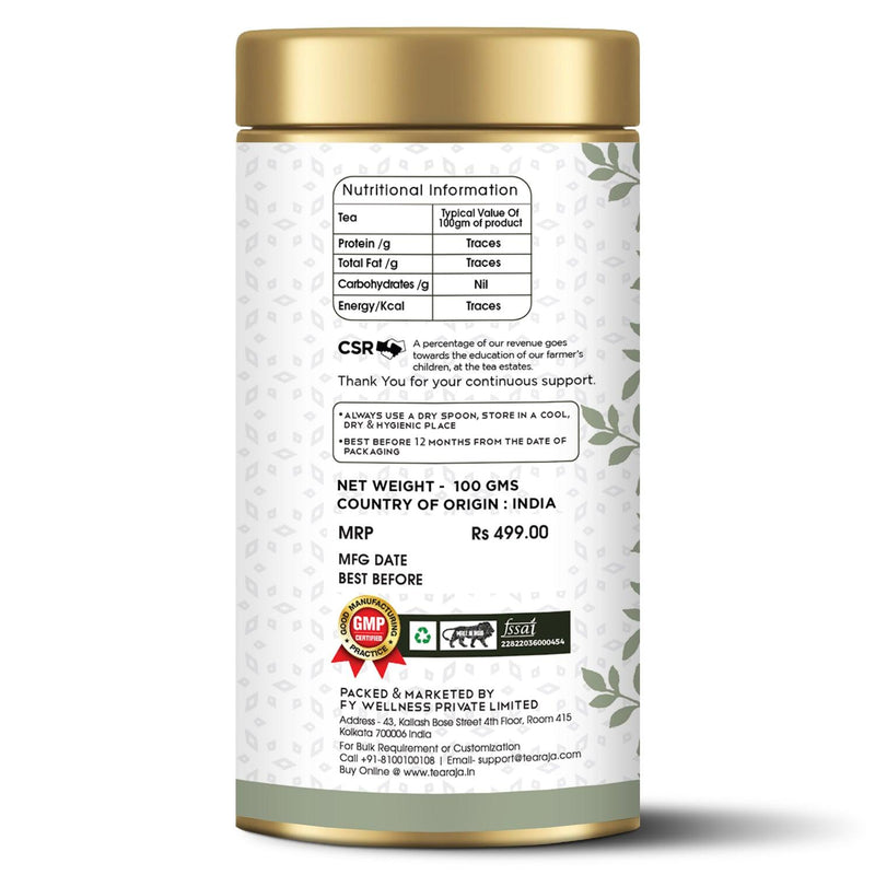 Temi Special Organic Black Tea USDA Certified - Tearaja