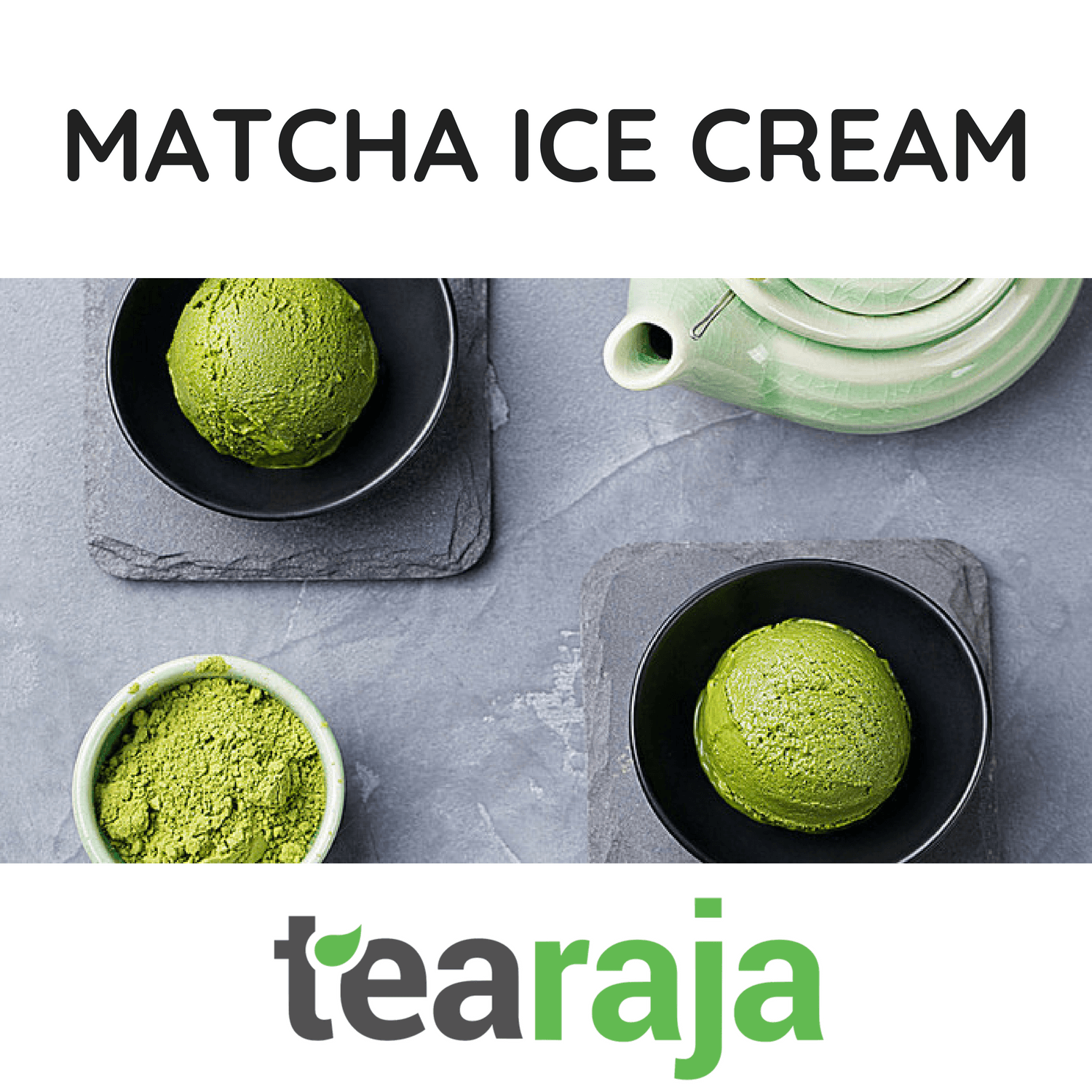 Organic Matcha with Activated Charcoal - Tearaja