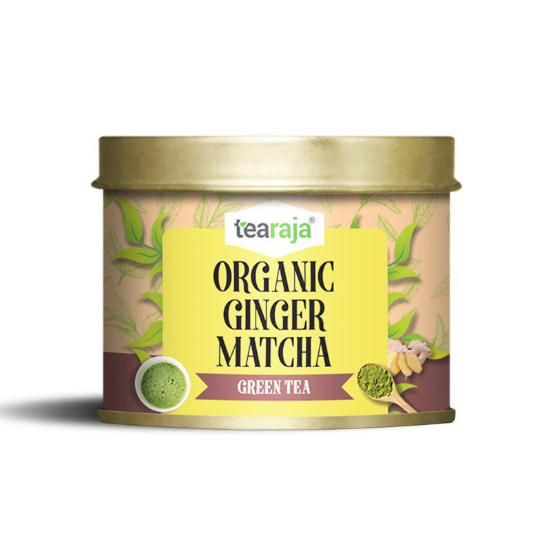Organic Ginger Matcha Green Tea - Tearaja