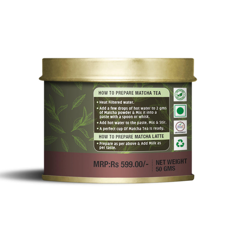 Organic Matcha Green Tea Power Tox - Tearaja