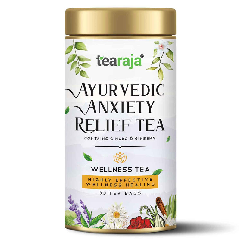 Ayurvedic Anxiety Relief Herbal Tea 30 TeaBags - Tearaja