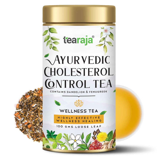 Ayurvedic Cholesterol Control Herbal Tea - Tearaja