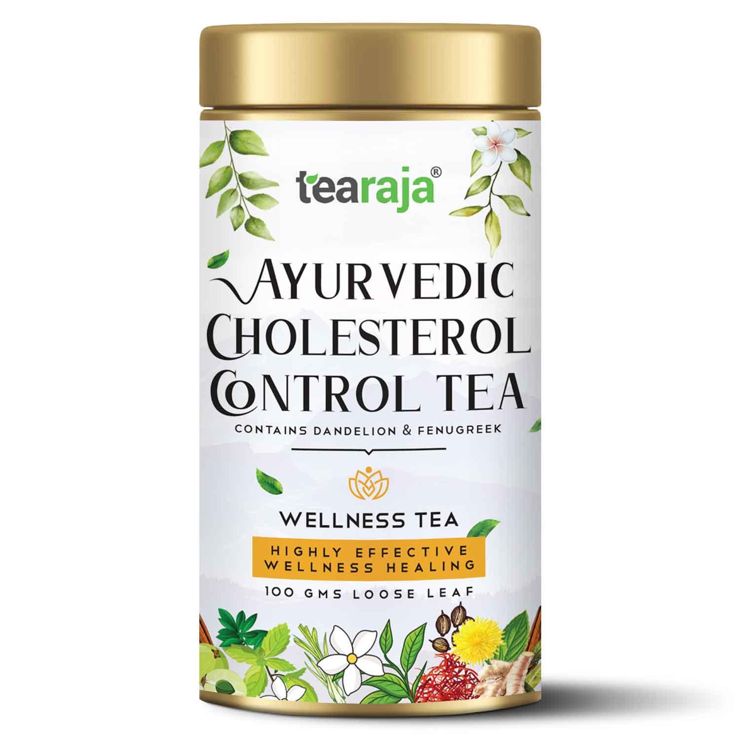 Ayurvedic Cholesterol Control Herbal Tea - Tearaja