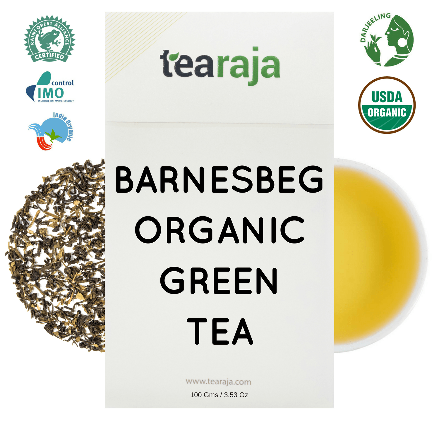 Barnesbeg Organic Green Tea USDA Certified - Tearaja