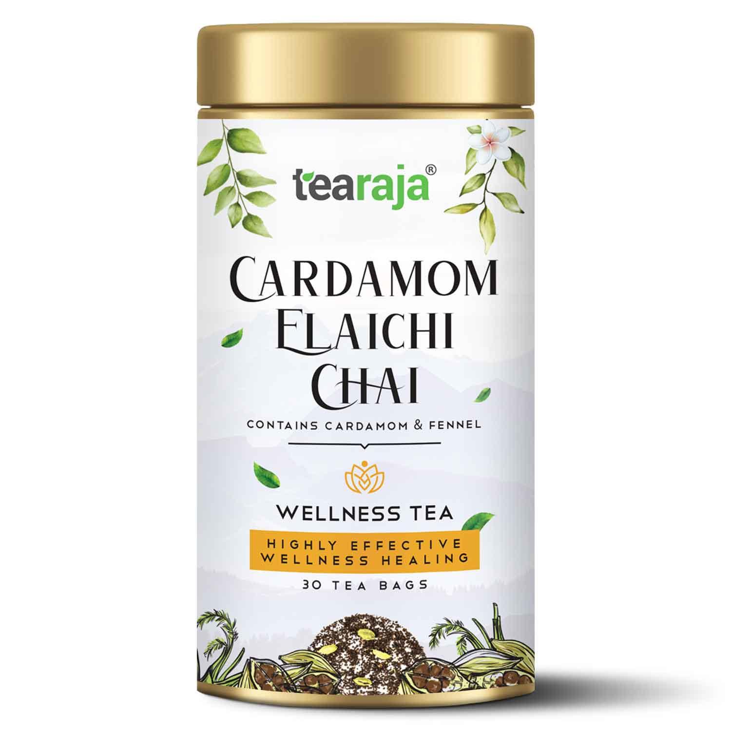 Cardamom Elaichi Chai 30 TeaBags - Tearaja