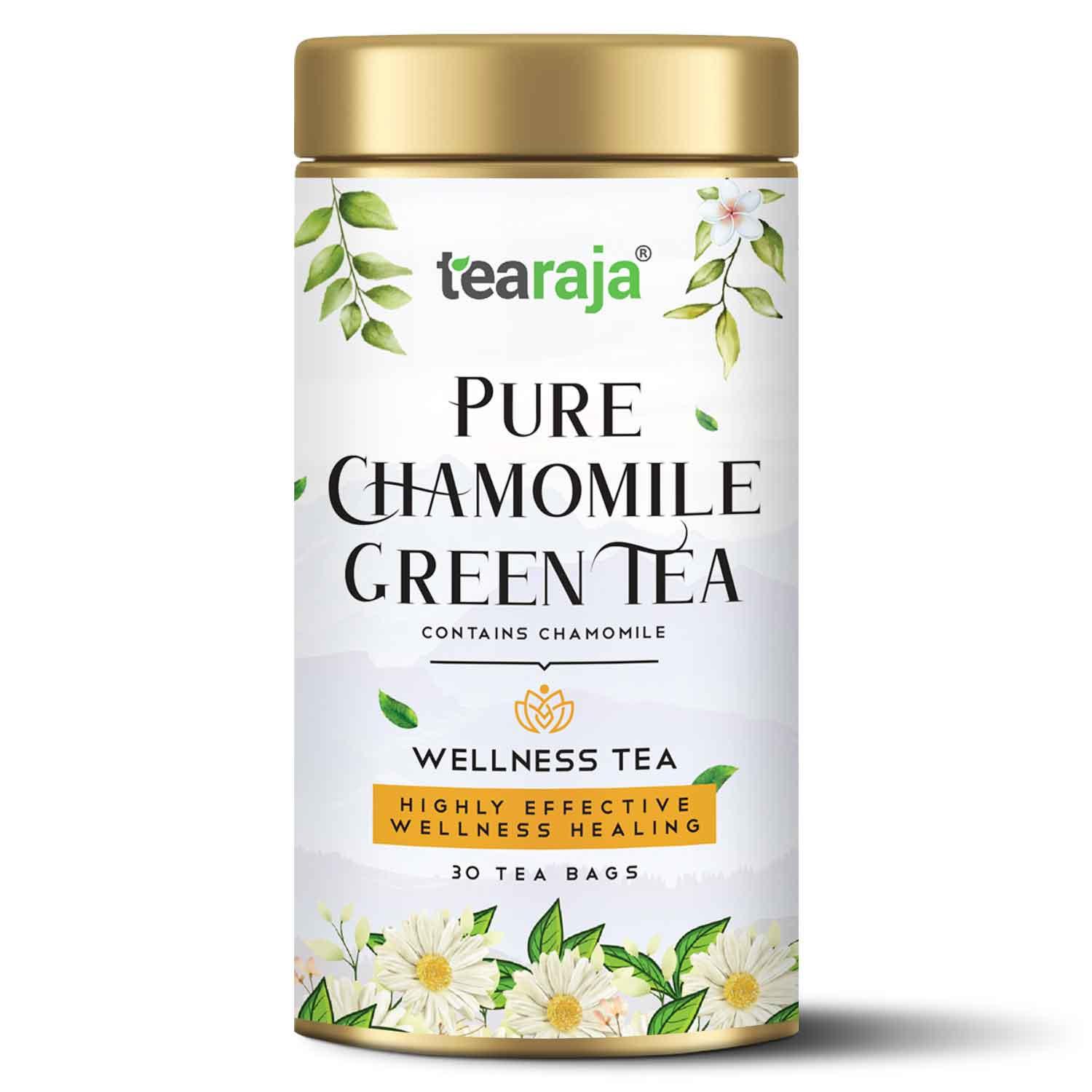 Chamomile Green Tea 30 Teabags - Tearaja