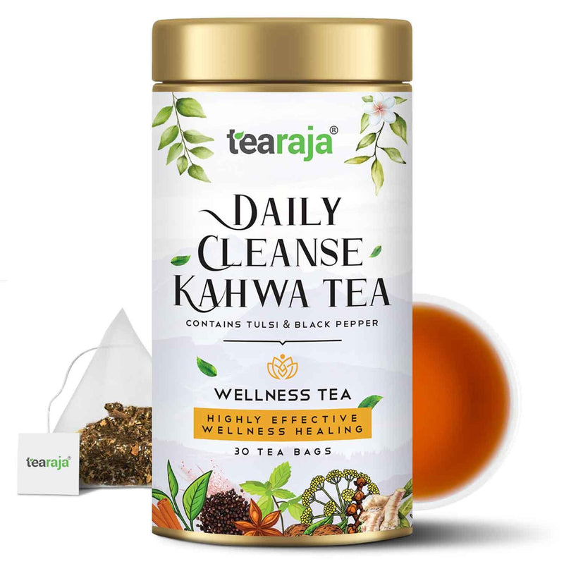 Daily Cleanse Kahwa Tea 30 TeaBags - Tearaja