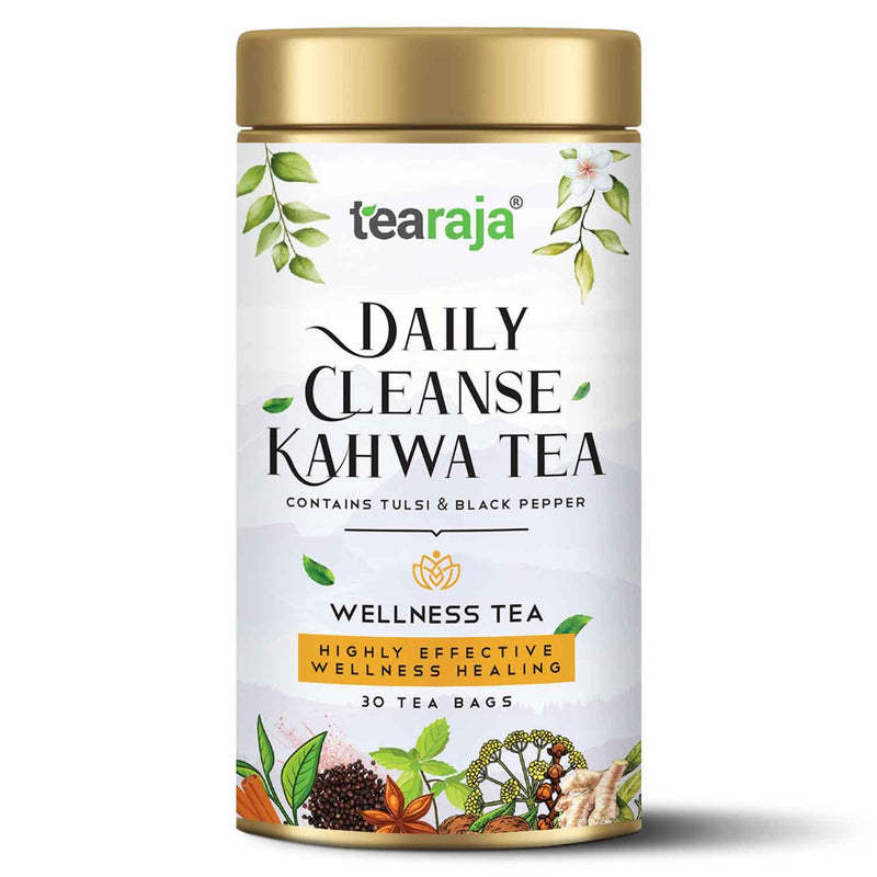 Daily Cleanse Kahwa Tea 30 TeaBags - Tearaja