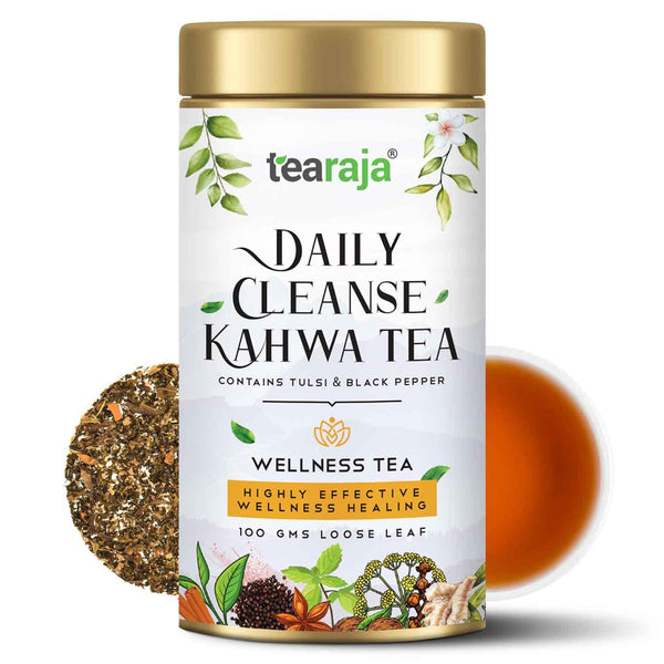 Daily Cleanse Kahwa Tea 100 Gms - Tearaja