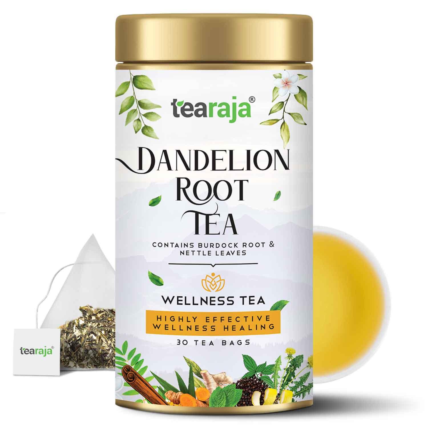 Health Roots Tea Dandelion Root Tea 30 TeaBags – Tearaja