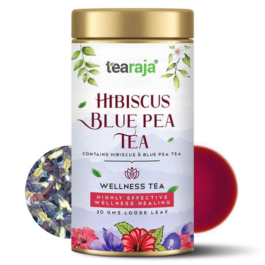 Hibiscus Blue Pea Tea 30 Gms - Tearaja