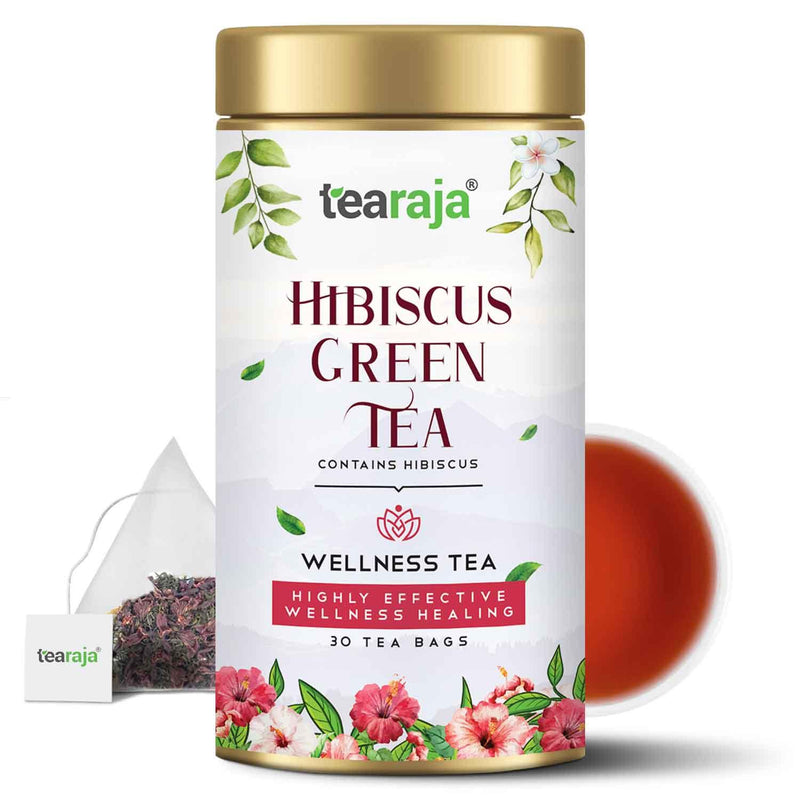 Hibiscus Green Tea 30 Teabags - Tearaja