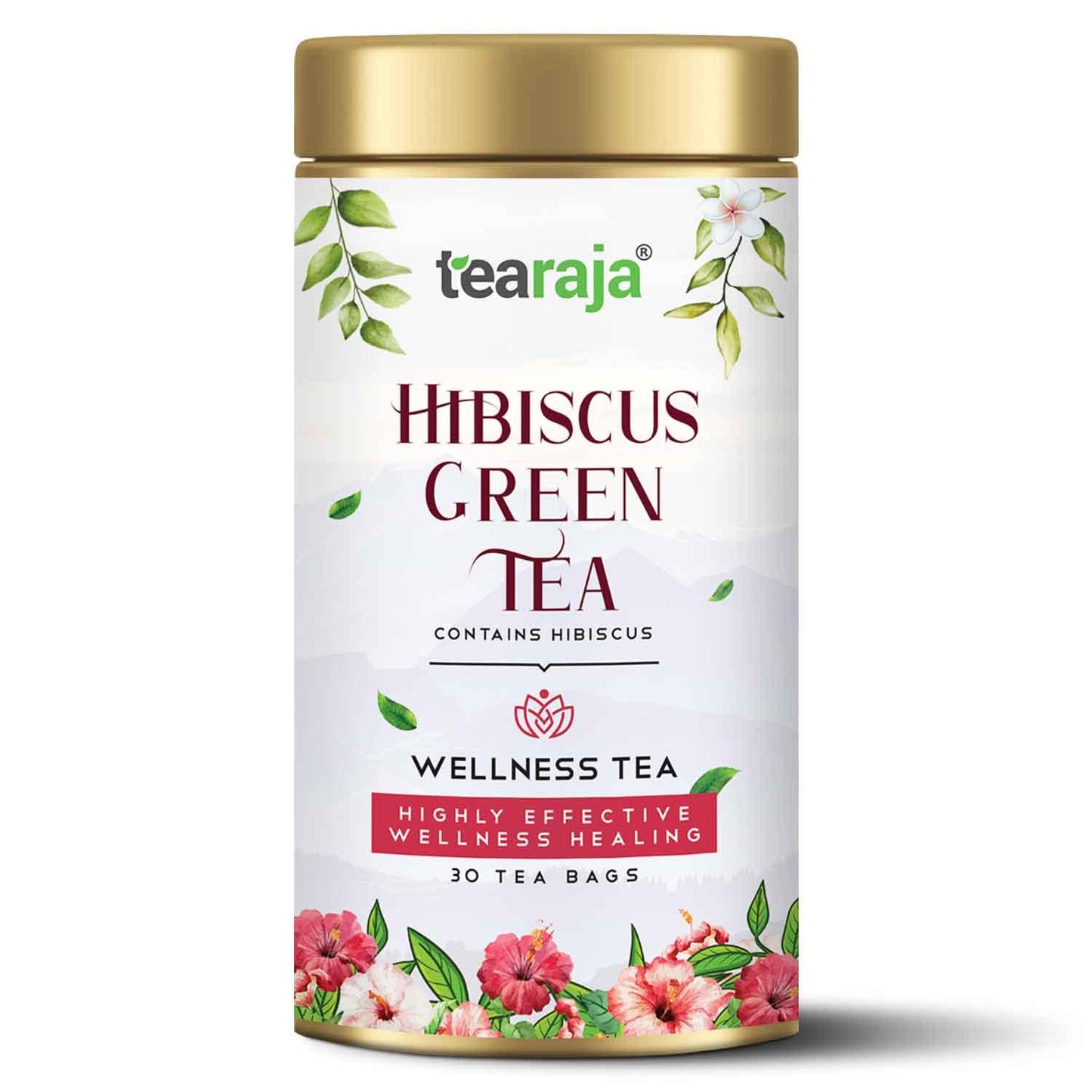 Hibiscus Green Tea 30 Teabags - Tearaja