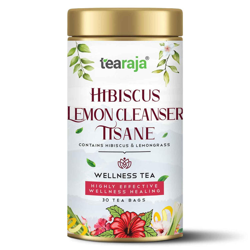 Hibiscus Lemon Cleanser Tisane 30 Teabags - Tearaja