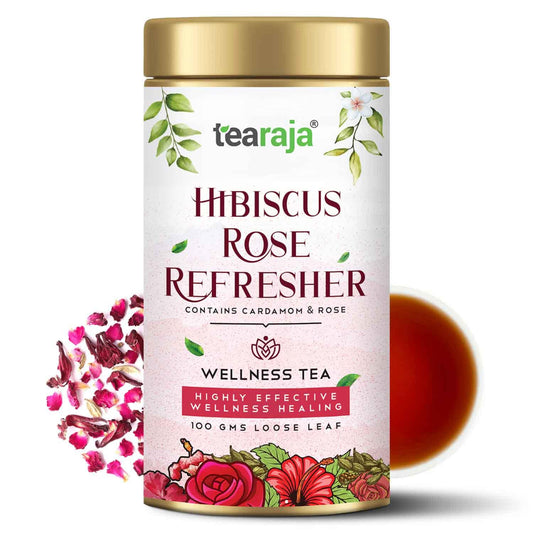 Hibiscus Rose Refresher - Herbal Tisane - Tearaja