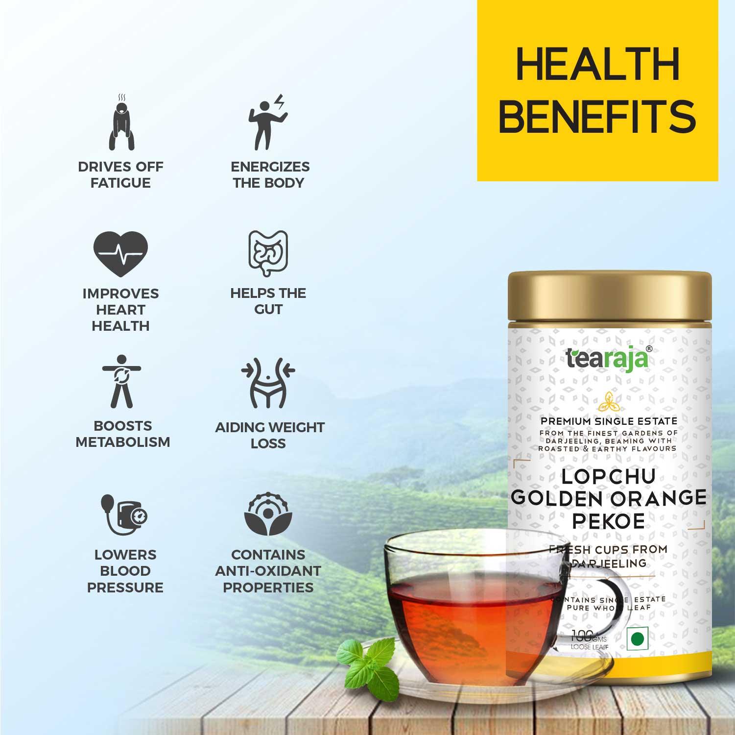 Lopchu Golden Orange Pekoe Darjeeling Leaf Tea - Tearaja