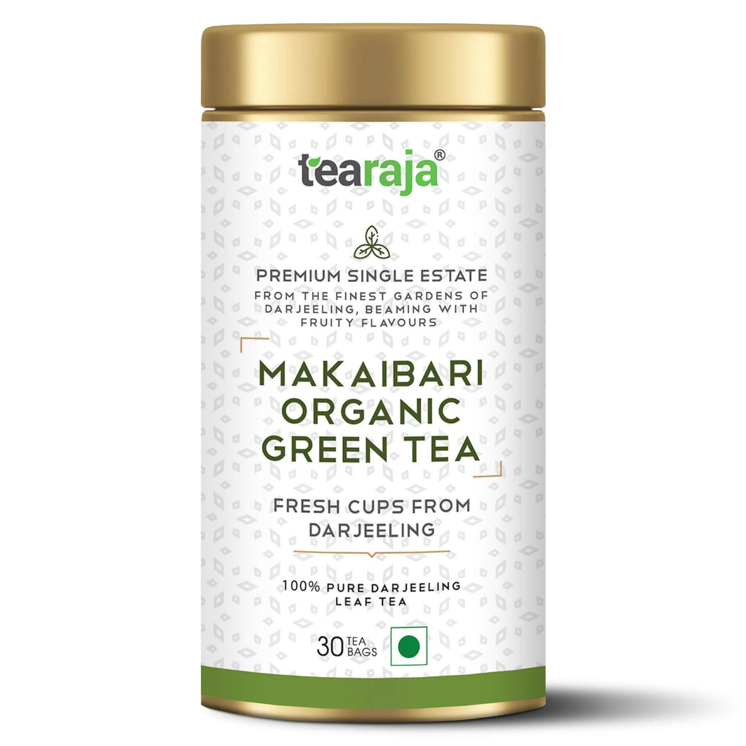 Makaibari Organic Green Tea 30 Teabags - Tearaja