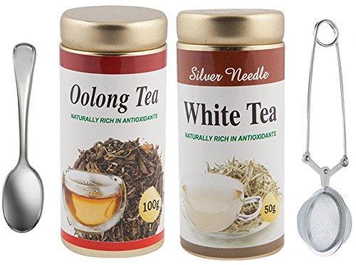 Oolong Tea (100Gms) & White Tea (50Gms) Combo Pack - Tearaja