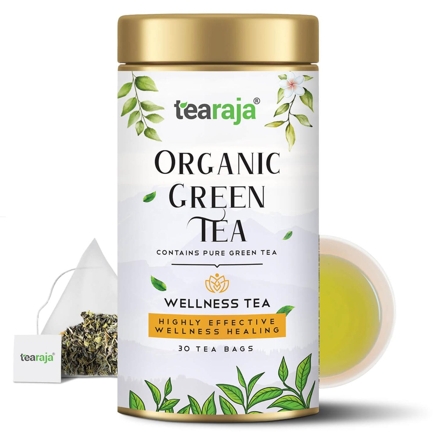 Organic Green Tea 30 Teabags - Tearaja