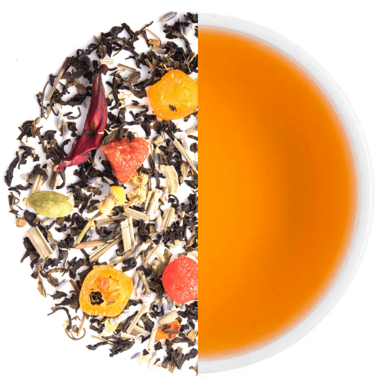 Strawberry Orange Sunset Iced Tea - Tearaja