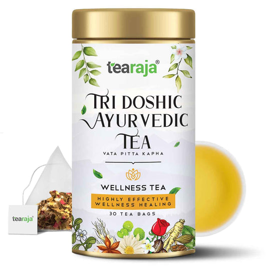 Tri Doshic Ayurvedic Tea ( Vata Pitta Kapha Tea ) 30 Teabags - Tearaja